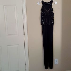 Black formal pant suit